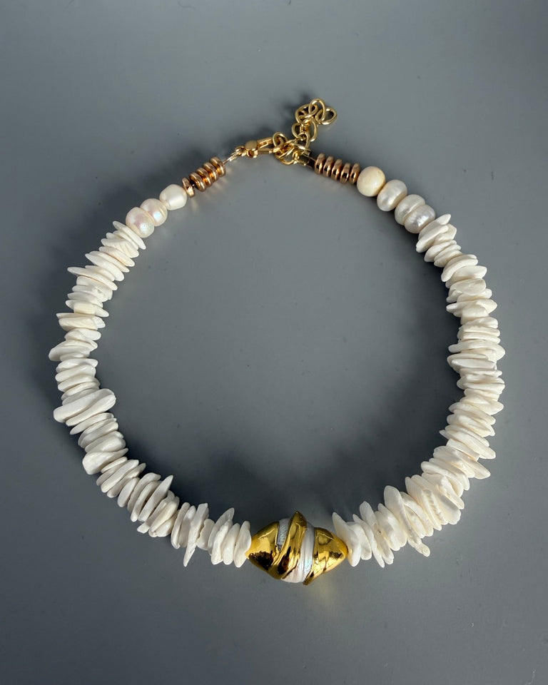 Choker Caracolitas Blanco