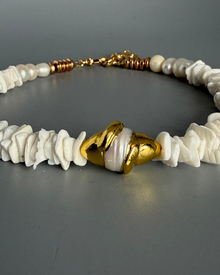 Choker Caracolitas Blanco