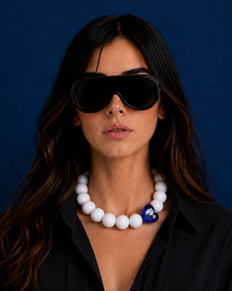 Collar Alas azules