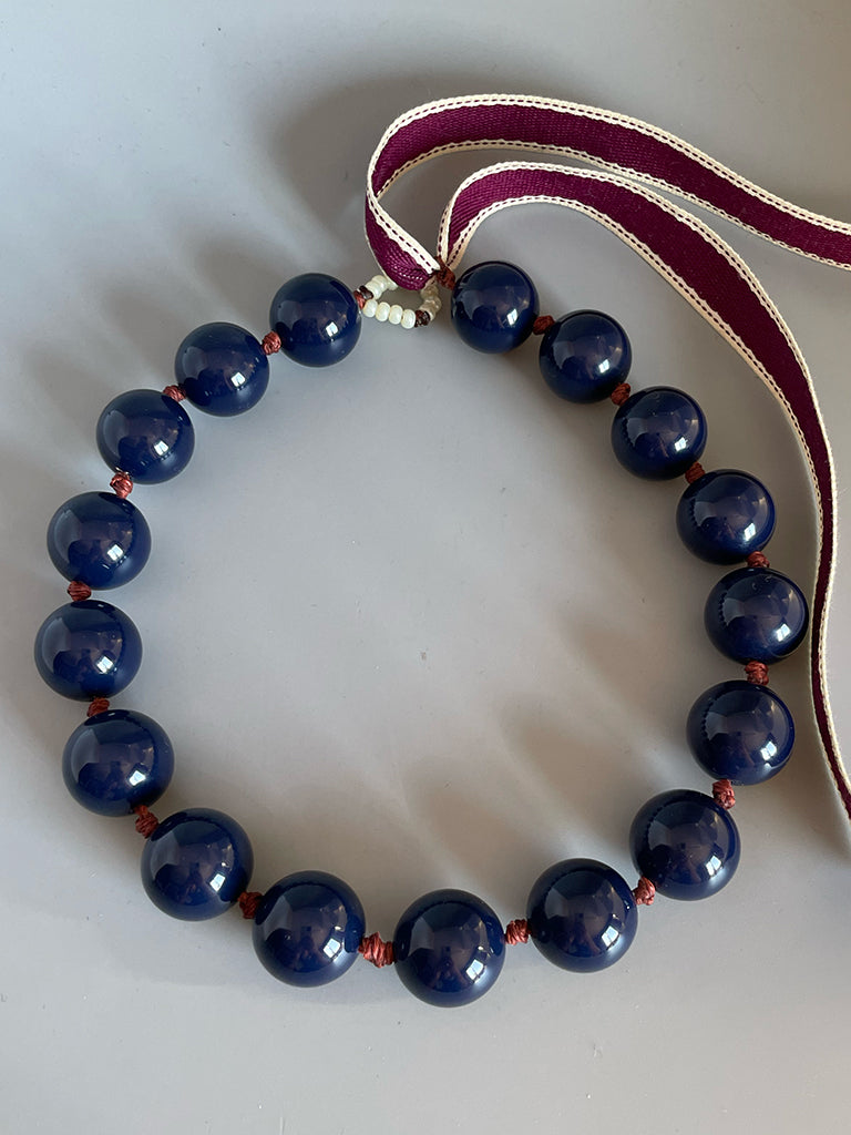 Collar Block Azul Navy